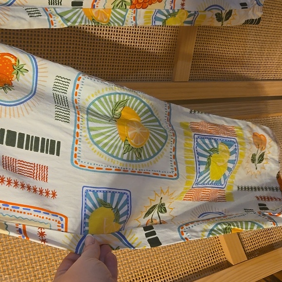 Sincerely Jules Womens Small Fruit Printed Pants Novelty - Picture 2 of 6